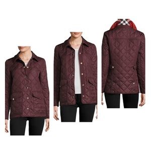 NWT Burberry Quilted Jacket Medium